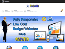 Tablet Screenshot of gajweb.com